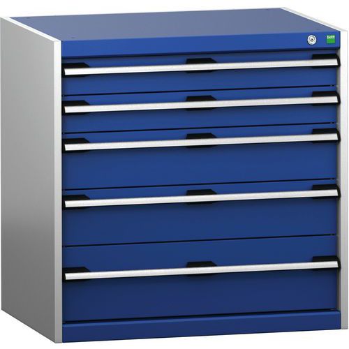 Armário de gavetas SL-868-5.2 com 5 gavetas para carga pesada - BOTT Armário de gavetas SL-868-5.2 com 5 gavetas para carga pesada - BOTT