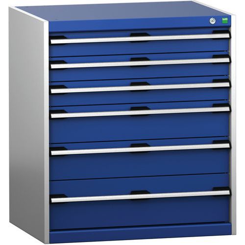 Armário de gavetas SL-869-6.4 com 6 gavetas para carga pesada - BOTT Armário de gavetas SL-869-6.4 com 6 gavetas para carga pesada - BOTT