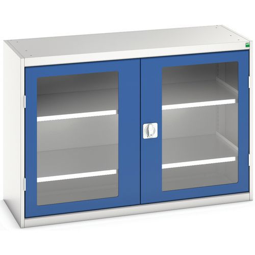 Portas transparentes do armário Verso com 2 prateleiras 1300x550x900 Portas transparentes do armário Verso com 2 prateleiras 1300x550x900