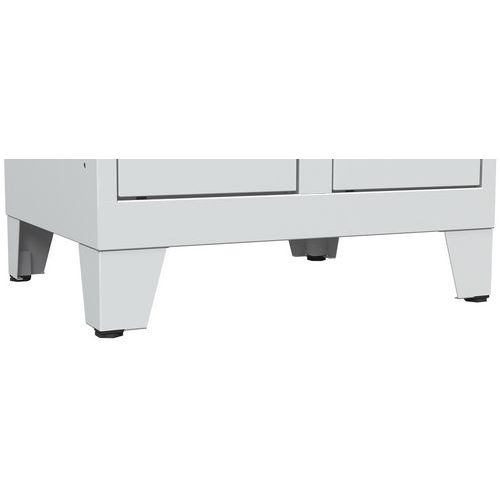 Conjunto de 4 pés de metal para cacifo Vinco Conjunto de 4 pés de metal para cacifo Vinco