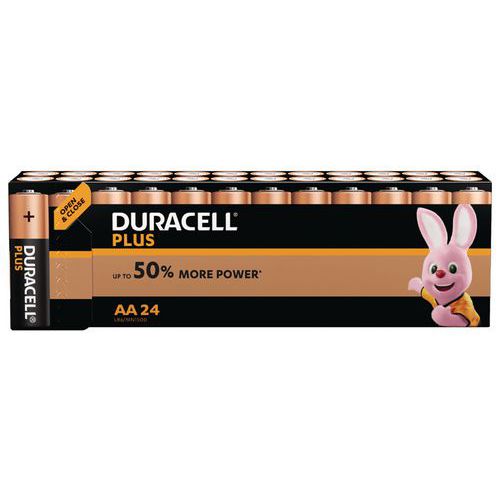 Pilha alcalina Duracell Plus Power AA LR6 – conjunto de 24 Pilha alcalina Duracell Plus Power AA LR6 – conjunto de 24