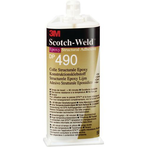 Cola estrutural Scotch-Weld™ DP490 – preto – 50 ml – 3M™ Cola estrutural Scotch-Weld™ DP490 – preto – 50 ml – 3M™