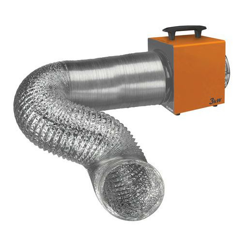 Conduta flexível de 5 metros – Heat-Duct Pro – 3,3 kW e 9 kW – Eurom Conduta flexível de 5 metros – Heat-Duct Pro – 3,3 kW e 9 kW – Eurom