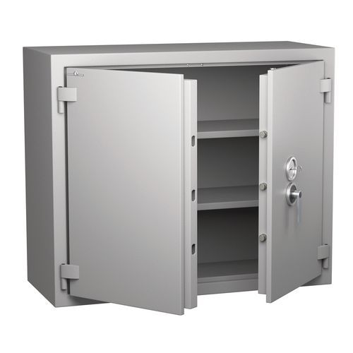 Armário-cofre antifogo - 400 L - Fechadura com chave Armário-cofre antifogo - 400 L - Fechadura com chave