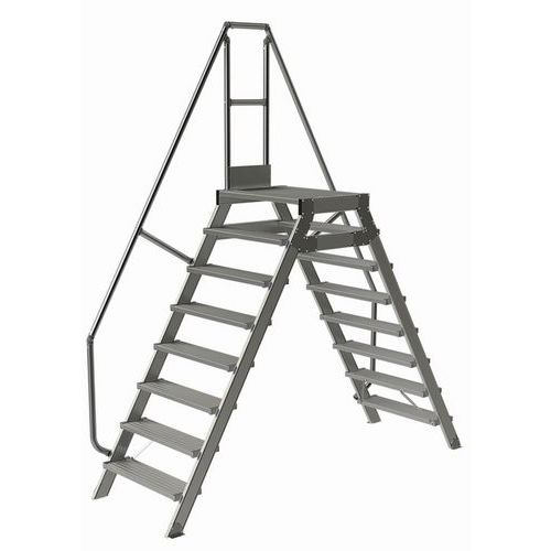 Passadiço fixo com 60° de inclinação – 800 mm de largura – Tubesca Passadiço fixo com 60° de inclinação – 800 mm de largura – Tubesca