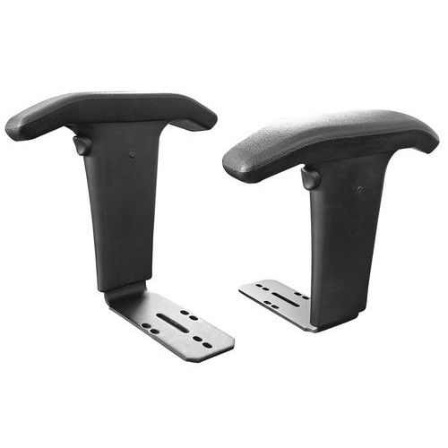 Conjunto 2 apoios para braços para cadeira de oficina Duna