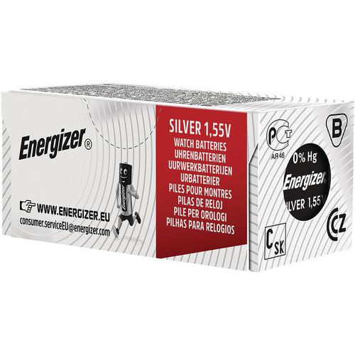 Pilha de óxido de prata para relógios – 384 – 392 – Energizer Pilha de óxido de prata para relógios – 384 – 392 – Energizer