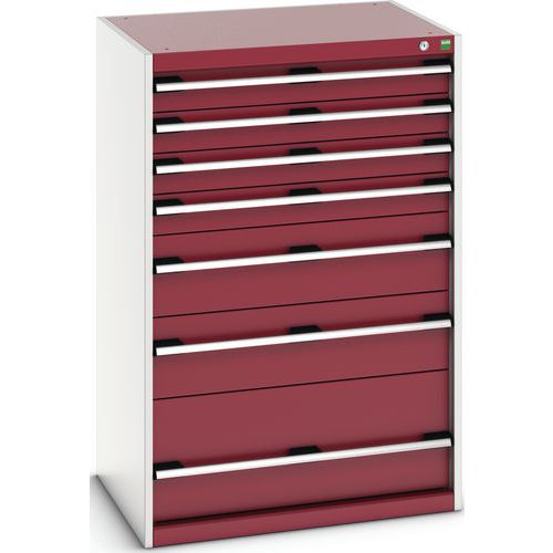 Armário de gavetas SL-8612-7.2 com 7 gavetas para carga pesada - BOTT Armário de gavetas SL-8612-7.2 com 7 gavetas para carga pesada - BOTT