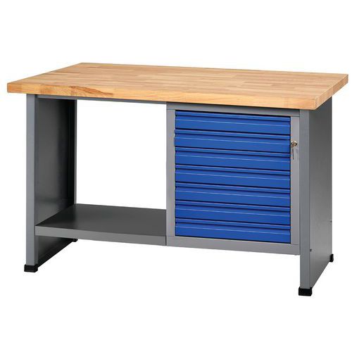 Bancada de trabalho FK 128 com gavetas – Küpper Bancada de trabalho FK 128 com gavetas – Küpper