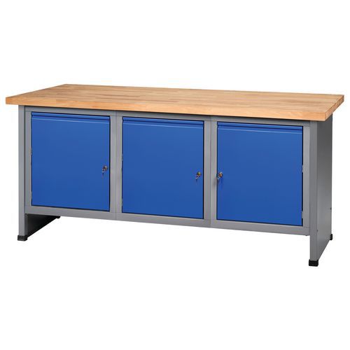 Bancada de trabalho FK 184 com bloco de arrumação – Küpper Bancada de trabalho FK 184 com bloco de arrumação – Küpper