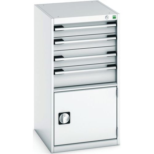 Armário de oficina Cubio SL-5610-4 com gavetas - Bott