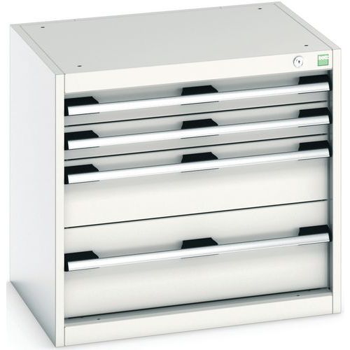 Armário de oficina Cubio SL-656-4.1 com gavetas - Bott Armário de oficina Cubio SL-656-4.1 com gavetas - Bott