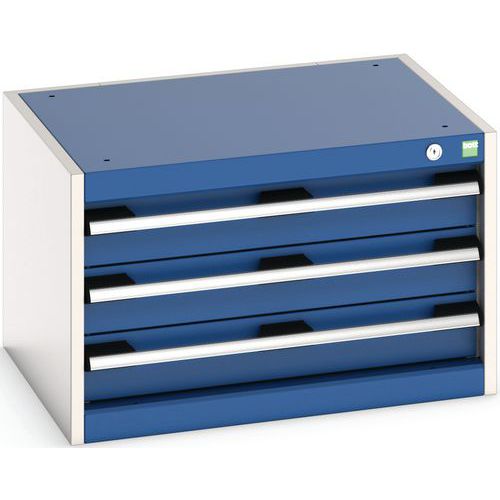Armário de oficina Cubio SL-664-3.3 com gavetas - Bott Armário de oficina Cubio SL-664-3.3 com gavetas - Bott