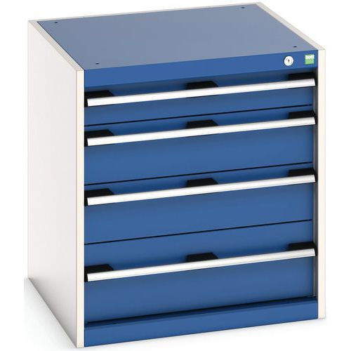 Armário de oficina Cubio SL-667-4.1 com gavetas - Bott Armário de oficina Cubio SL-667-4.1 com gavetas - Bott