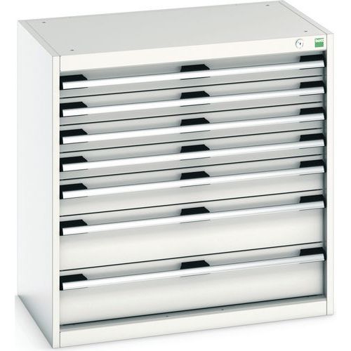 Armário de oficina Cubio SL-858-7.1 com gavetas - Bott Armário de oficina Cubio SL-858-7.1 com gavetas - Bott