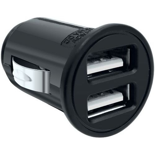 Minicarregador-isqueiro universal com 2 entradas USB – Moxie Minicarregador-isqueiro universal com 2 entradas USB – Moxie