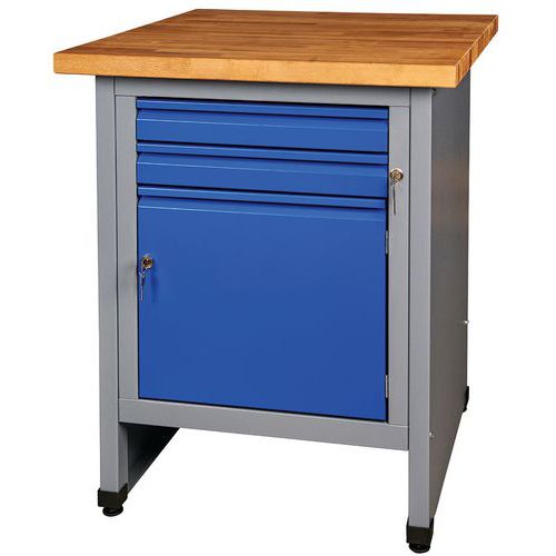Bancada de trabalho FK 73 com bloco de arrumação e gavetas – Küpper Bancada de trabalho FK 73 com bloco de arrumação e gavetas – Küpper
