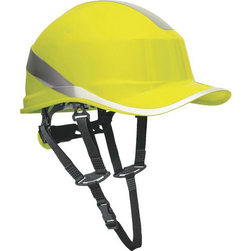 Capacete de estaleiro forma do boné de basebol + francalete - aperto rotor Capacete de estaleiro forma do boné de basebol + francalete - aperto rotor