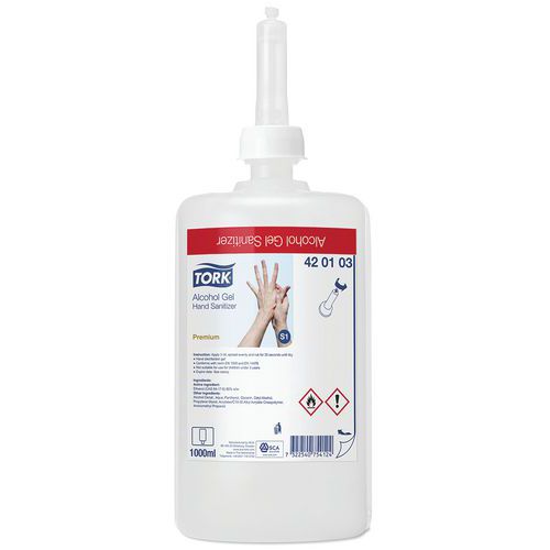 Gel hidroalcoólico Premium – Tork Gel hidroalcoólico Premium – Tork