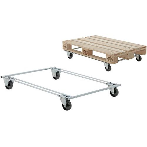 Plataforma móvel para palete de 1000x800 mm – capacidade de 500 kg Plataforma móvel para palete de 1000x800 mm – capacidade de 500 kg