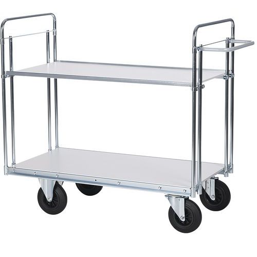 Carro para cargas pesadas – 2 plataformas – capacidade de 500 kg Carro para cargas pesadas – 2 plataformas – capacidade de 500 kg