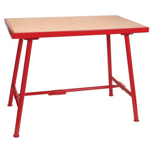 Mesa de oficina padrão – 640 mm de largura – contraplacado de madeira – Virax Mesa de oficina padrão – 640 mm de largura – contraplacado de madeira – Virax