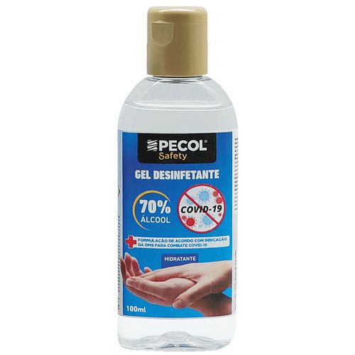 Gel hidroalcoólico 70% – 100 ml – Conjunto de 16 unidades Gel hidroalcoólico 70% – 100 ml – Conjunto de 16 unidades