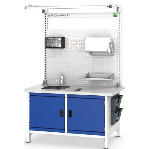 Especial COVID – Posto de higiene fixo com iluminação – Bott Especial COVID – Posto de higiene fixo com iluminação – Bott