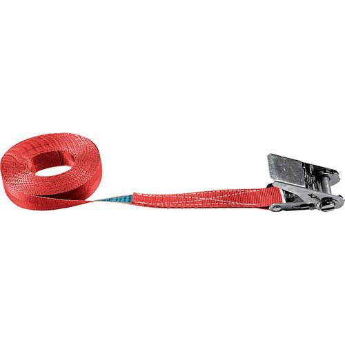 Correia de estiva com esticador de roquete – TMU: 400 kg Correia de estiva com esticador de roquete – TMU: 400 kg