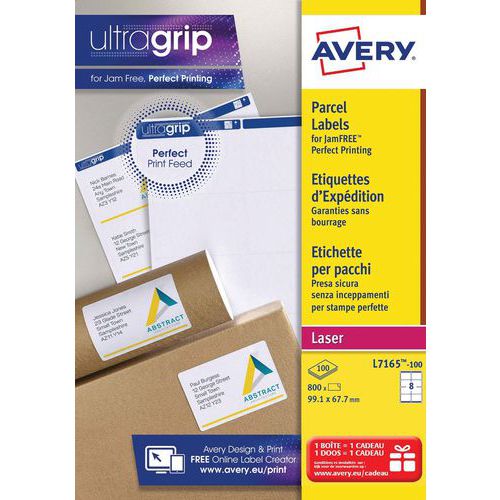 Etiqueta de expedição Ultragrip – Impressão a laser Etiqueta de expedição Ultragrip – Impressão a laser