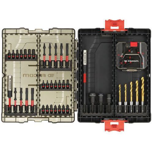 Conjunto de 50 peças para perfuração EN.1J50PB – Facom Conjunto de 50 peças para perfuração EN.1J50PB – Facom