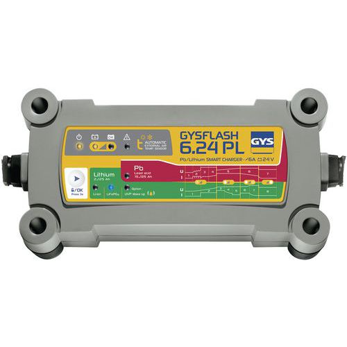 Carregador de bateria – Gysflash 6.24 PL – Gys Carregador de bateria – Gysflash 6.24 PL – Gys
