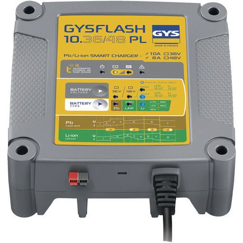 Carregador de bateria – Gysflash 10.36/48 PL – Gys Carregador de bateria – Gysflash 10.36/48 PL – Gys