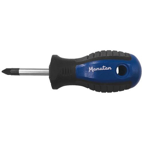 Chave de fendas ergonómica com pega esférica para parafusos Pozidriv – Manutan Chave de fendas ergonómica com pega esférica para parafusos Pozidriv – Manutan