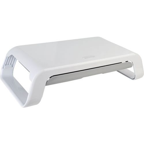 Suporte para monitor Glossy – Branco – Desq Suporte para monitor Glossy – Branco – Desq