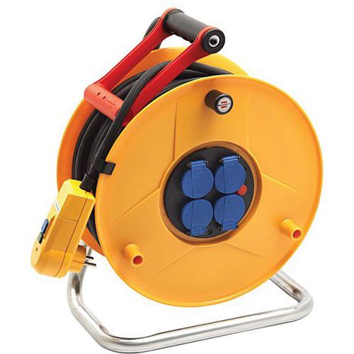 Enrolador de cabo Standard FD Pro com proteção diferencial – Brennenstuhl Enrolador de cabo Standard FD Pro com proteção diferencial – Brennenstuhl