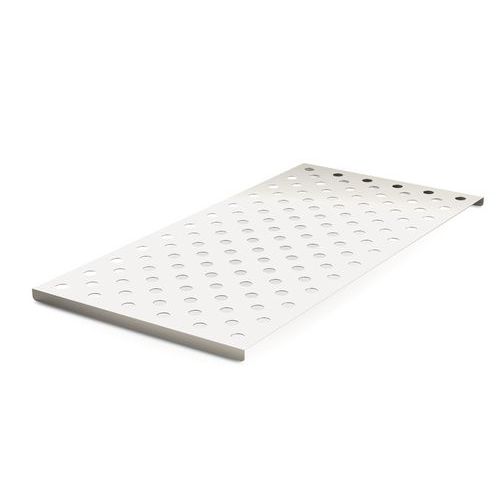Chapa de fundo gradeado em inox Medidul Chapa de fundo gradeado em inox Medidul