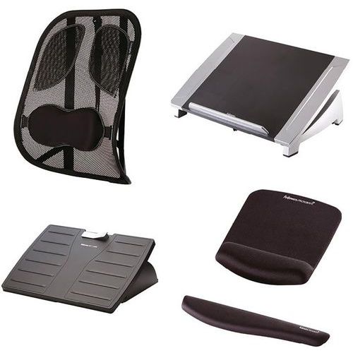 Pack ergonómico para teletrabalho Conforto + apoio para o pulso de oferta! – Fellowes Pack ergonómico para teletrabalho Conforto + apoio para o pulso de oferta! – Fellowes