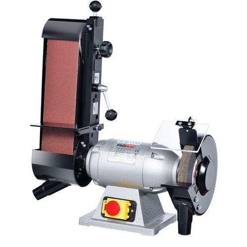 Esmerilador de mó/fita PROMAC 322 BE 1 - Mó com Ø 200 mm - 550 W Esmerilador de mó/fita PROMAC 322 BE 1 - Mó com Ø 200 mm - 550 W