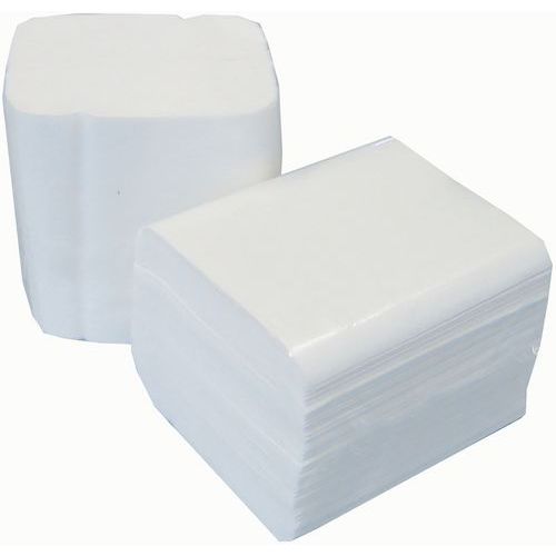 Papel higiénico 2 dobras – 250 folhas – Branco – Manutan