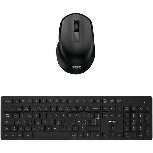 Pack de teclado/rato sem fios – Port Connect Pack de teclado/rato sem fios – Port Connect