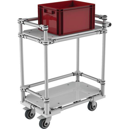 Carro em alumínio para caixas com rebordos – 350 kg – Trilogiq