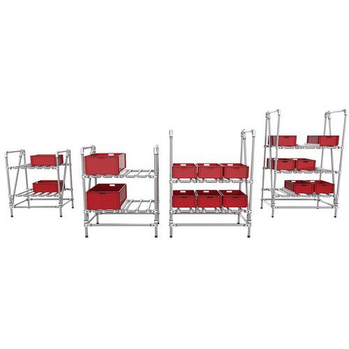 Mini-rack de armazenamento tubular – Trilogiq Mini-rack de armazenamento tubular – Trilogiq