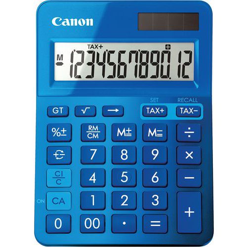 Calculadora de 12 dígitos LS-123K-MBL Canon – azul Calculadora de 12 dígitos LS-123K-MBL Canon – azul