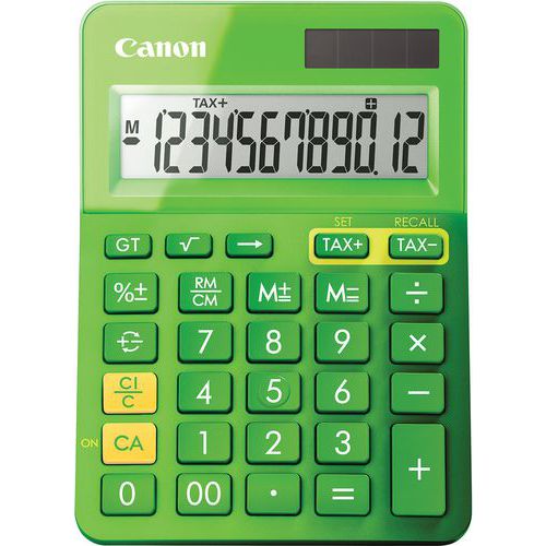 Calculadora de 12 dígitos LS-123K-MGR Canon – verde Calculadora de 12 dígitos LS-123K-MGR Canon – verde