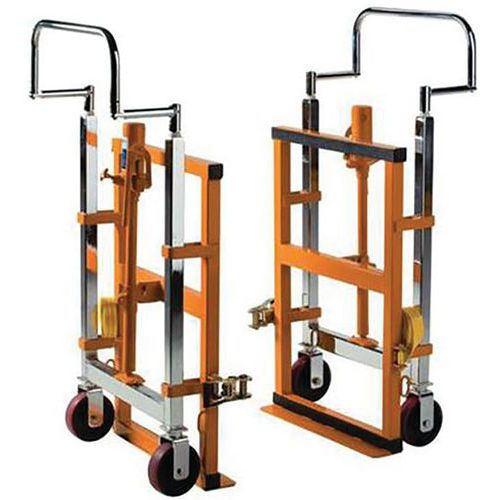Porta-cargas empilhadores geminados hidráulicos - Capacidade de 1800 kg Porta-cargas empilhadores geminados hidráulicos - Capacidade de 1800 kg