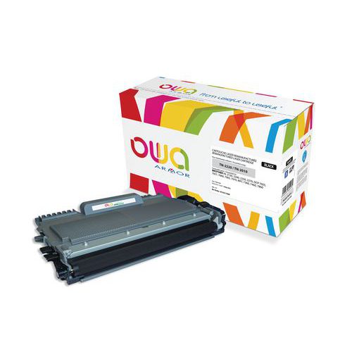 Toner de alta capacidade compatível com Brother TN2220 BLACK – OWA Toner de alta capacidade compatível com Brother TN2220 BLACK – OWA