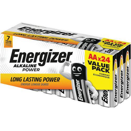 Pilha Alkaline Power AA value box – conjunto de 24 – Energizer Pilha Alkaline Power AA value box – conjunto de 24 – Energizer