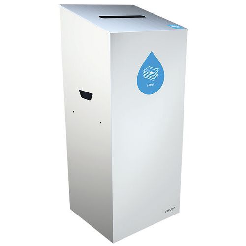 Caixote de lixo de separação Uno – papel – abertura retangular – 110 L Caixote de lixo de separação Uno – papel – abertura retangular – 110 L