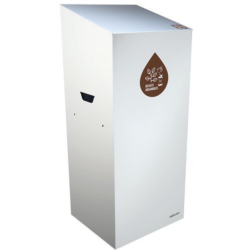 Caixote de lixo de separação Uno – compostável – abertura fechada – 20 L Caixote de lixo de separação Uno – compostável – abertura fechada – 20 L